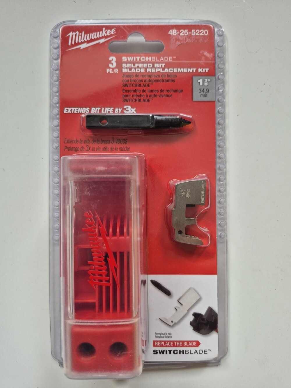 Milwaukee Tool 48-25-5250 Switchblade 3 Blade Replacement Kit - 2-9/16"